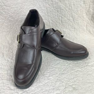 🔥Botany 500 Leather Brown Buckle Dress Shoes Men’s Size 12D